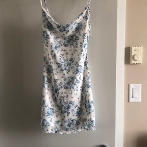 SHEIN Blue Floral Dress